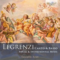Ensemble Zenit - Legrenzi Canto Basso Vocal - Cd - F600Z