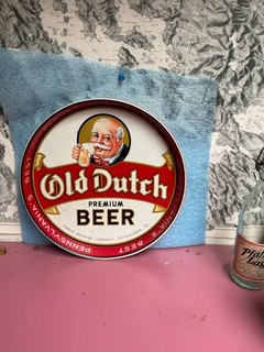 OLD DUTCH BEER TRAY GREAT GRAPHICS