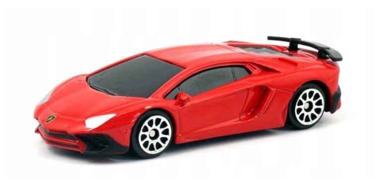 RMZ City Lamborghini Aventador SV Coupe Red 1:64 Scale 3 Inch Diecast Car