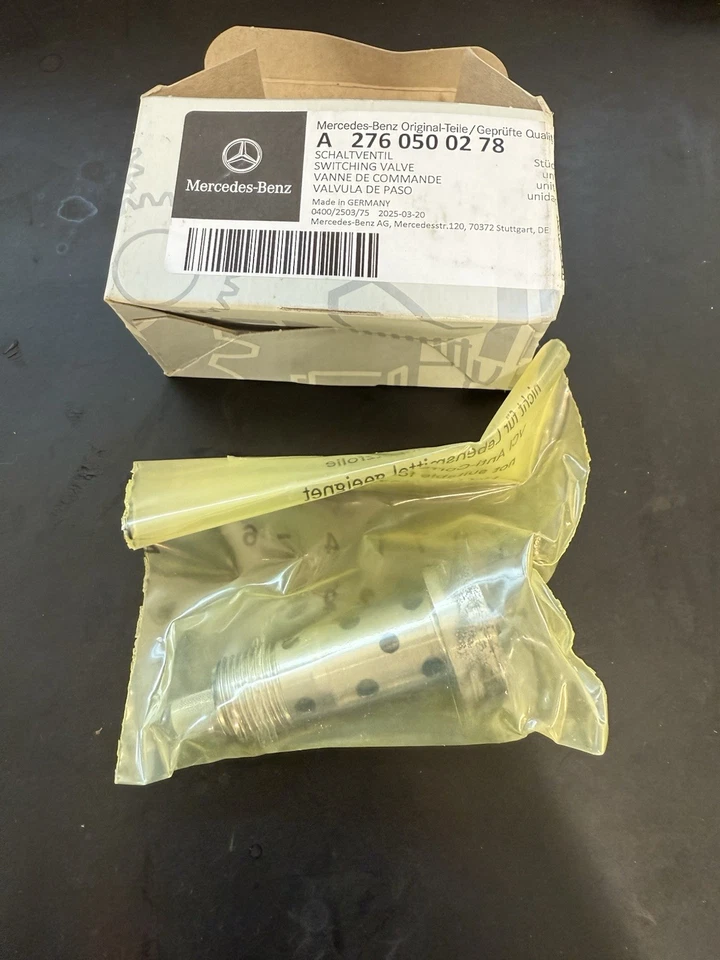 A2760500278 Mercedes Benz Oem Camshaft Adjustment Control Valve. New - Image 2 of 4