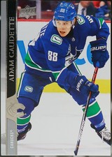 2020-21 Upper Deck #425 Adam Gaudette Hockey VG