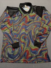 Vintage 90’s Venus Goalkeeper Jersey Rainbow Groovy Padded Soccer Adult M