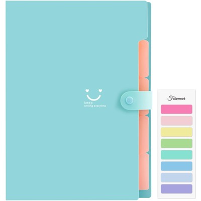 Forvencer Accordion File Organizer, Letter Size, 5 Pocket Expanding Fi