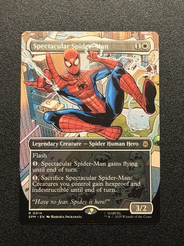 MTG Spectacular Spider-Man 0014 Marvel's Spider-Man Regular Rare Showcase Full