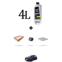 Hoffcar Wartungsset 3 Filter Und 4L ÖL FüR Fiat Tipo Ii 1.5 T4 96Kw Ab 2022
