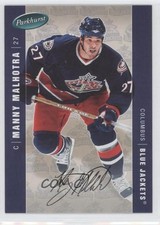 2005-06 Parkhurst Facsimile Auto 81/100 Manny Malhotra #141 9ap