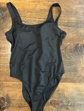 Victoria's Secret Pink Women's One Piece Black Swimsuit Size Medium Basic NWT