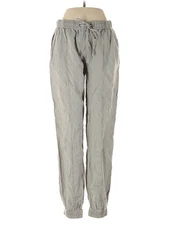 H By Halston Women Gray Linen Pants M