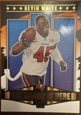 2021 Panini Donruss - The Champ Is Here Devin White Bucs Super Bowl Winner