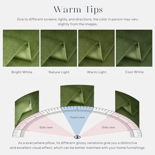 Pack of 2 Velvet Decorative Throw Decorative 20" x 12" (Pack of 2) Green - Bild 6 von 6