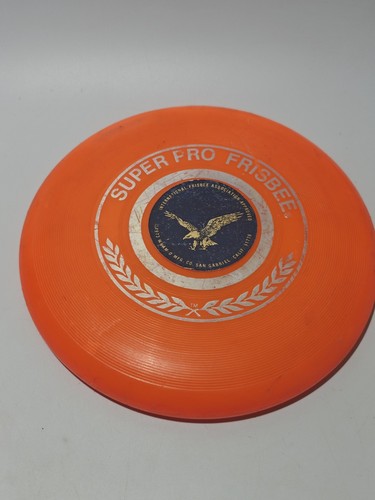 Vintage Orange 1973 WHAM-O Super Pro 133 G Model Frisbee Flying Disc Made USA