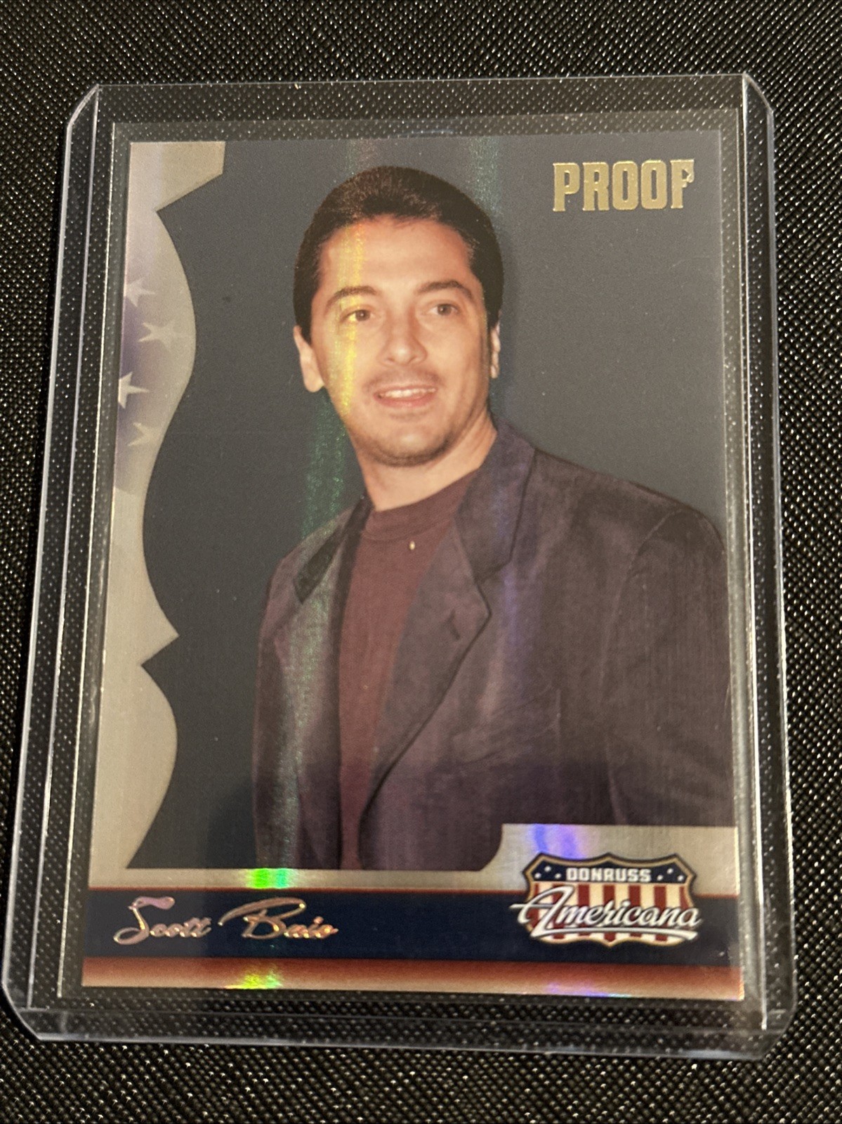 Scott Baio 2007 Donruss Americana Gold Foil Proof #79/100
