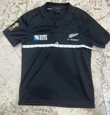 Adidas New Zealand All Blacks Rugby World Cup 2015 Jersey Shirt Men M