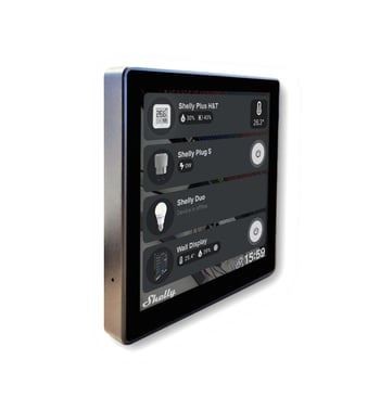 Shelly Wall Display + Sensor BLU H&T, WLAN/Bluetooth