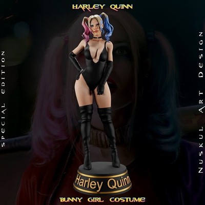 Harley Quinn in Bunny Girl Costume Statue Sexy Harley Quinn Figure Pre-Order
