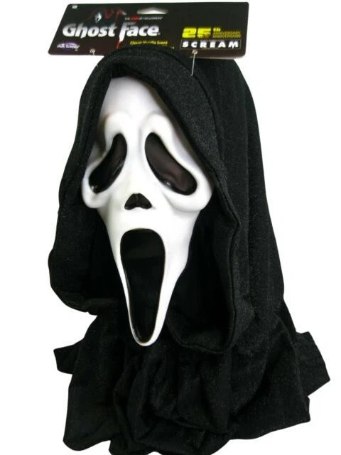 Adult Scream 25th Anniversary Ghost Face Costume Mask Officially Licensed - Image 3 of 3