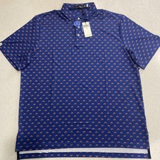 Ralph Lauren RLX Wicking Performance Polo Golf Shirt Men  s Size XL Floral New