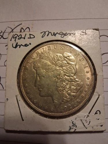1921 d morgan silver dollar uncirculated?