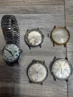 Lot Of 5 Timex Mechanical Watches Non Working Condition. Parts Lot