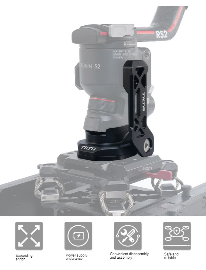 Tilta RS2 Power Supply Plate Baseplate TGA-PBP for DJI RONIN RS2 P