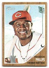 Brandon Phillips 2011 Topps Heritage Baseball #103 Cincinnati Reds