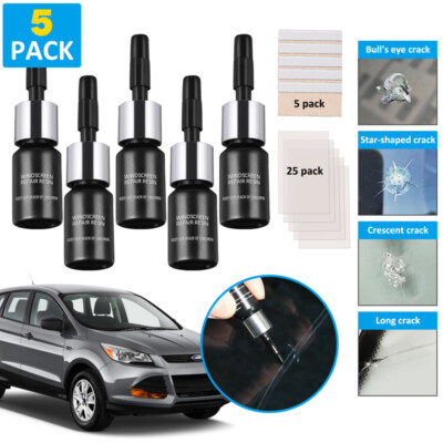 Menfez UNIIOON Windshield Crack Repair Kit Car Window Glass Liquid Repair Set, Newest Automotive Nano Fluid Glass Filler Vehicle Windscreen Tool For Fixing Chips, Cracks, Bulls-Eye, Star-Shaped Crack