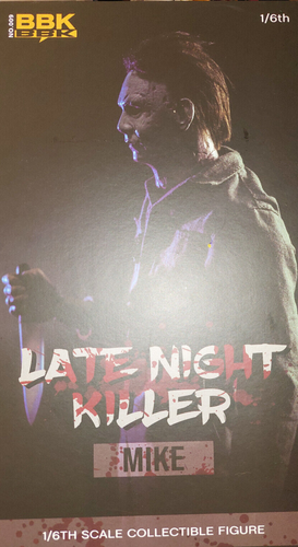 1/6 BBK009 Halloween Late Night Killer Mike 12" Figura in mano USA - Foto 1 di 7
