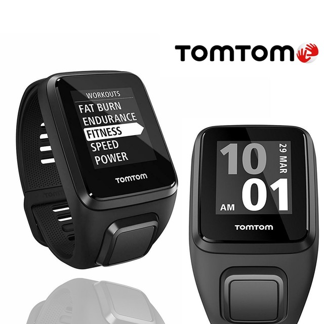 TomTom Spark 3 Fitness Watch Multi Sport GPS Smart Large Strap Cardio Black for sale online | eBay