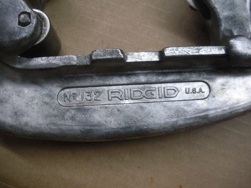 Ridgid 132 1/4 to 2/58 OD pipe cutter Quick adjust clean - Picture 2 of 6