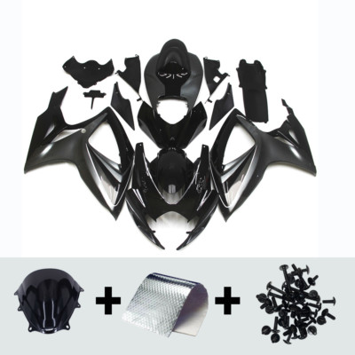 Fairing Kit For Suzuki GSXR600 GSX-R750 2006 2007 K6 06 07 Black Grey Bodywork 