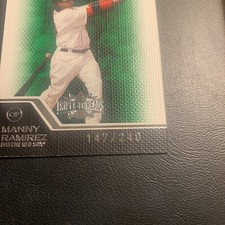 Btt 2008 Topps Triple threads /240 Emerald #57 Manny Ramirez Boston Red Sox￼