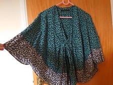 Zara Cape Corded Top Size S New Without Tags