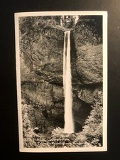 Antique "LATOURELLE FALLS-Colorado River"" RPPC a Postcard Made in USA