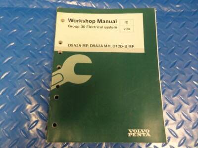 Volvo Penta D9 D12 MP Workshop Manual Electrical System 7743764 2005