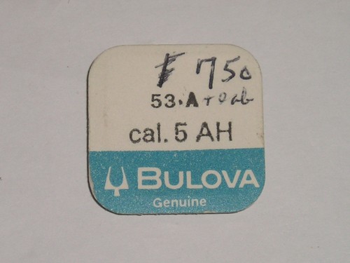 Ressort De Barillet Bulova – Neuf De Stock Pour Calibres 5A, 5AH, 5AK, 5AR
