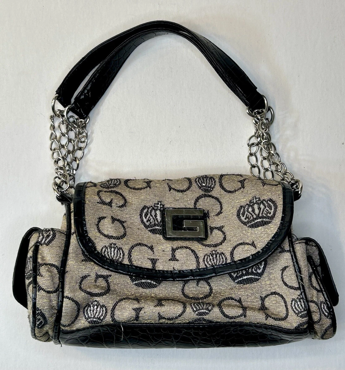 GUESS Canvas Exterior Shoulder Bags Bags & Handbags for Women for