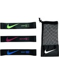 Nike Loop Mini Resistance Bands 3 Pack Light, Medium, Heavy, Elastic , Black NEW