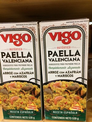 VIGO AUTHENTIC PAELLA VALENCIANA- 2 PACKS OF 19 Oz.