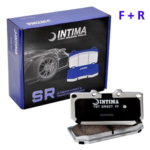 INTIMA SR F+R BRAKE PAD FOR Honda Integra 2001-2004 DC5 Type R (Brembo) - Picture 1 of 1