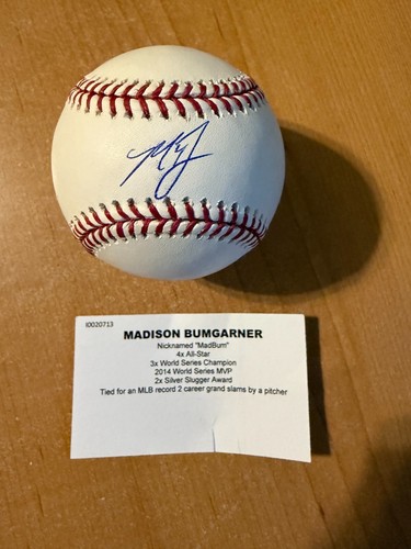 Madison Bumgarner - Autographed Official MLB Baseball - Fanatics Authenticated - 第 6/8 張圖片