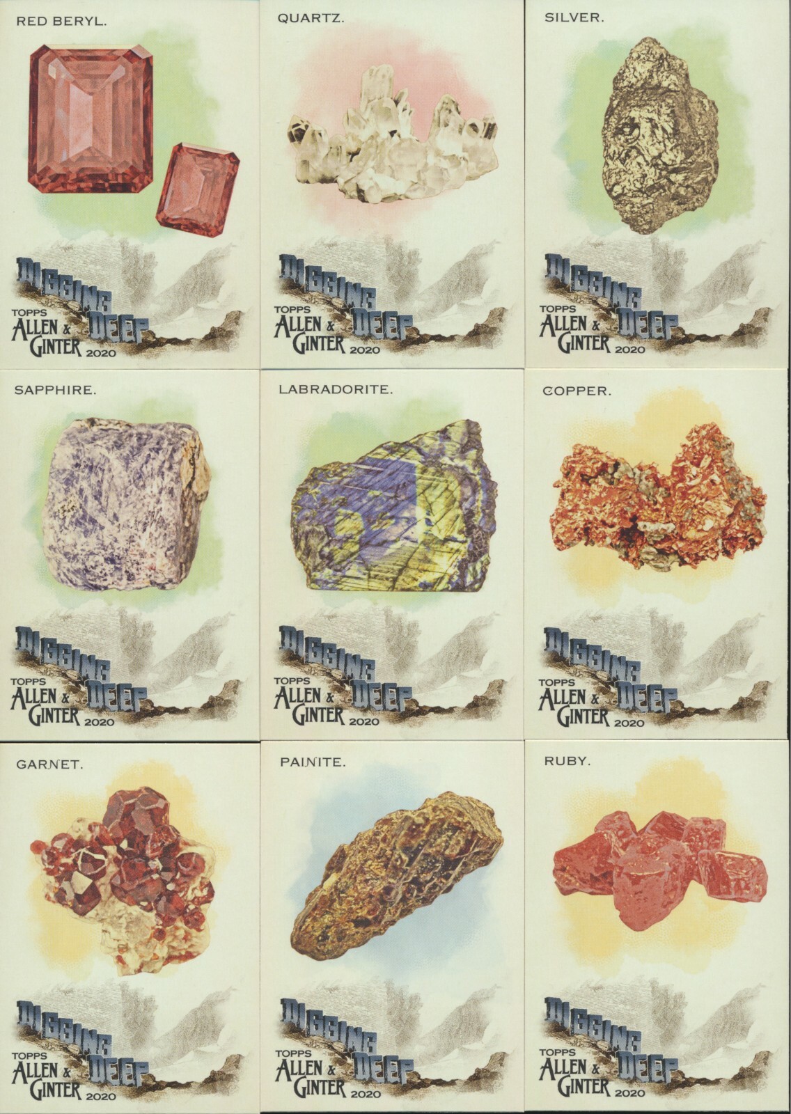 2020 Topps Allen & Ginter Digging Deep Inserts Pick from List Quantity Discount