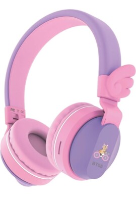 Riwbox Kinder Kopfhörer Kabellos, BT05 Wings Kinder Bluetooth Kopfhörer Over...