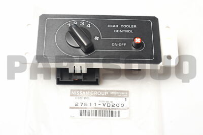 27511VD200 Genuine Nissan CONTROL UNIT ASSY-REAR AIR CONDITIONER
