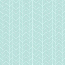 Vintage Flora By KimberBell For Maywood Studio - Aqua Chevron 10337-Q