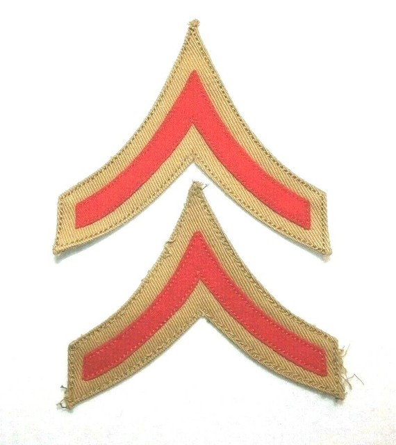 WWI US Army CAC Artillery PFC Department Wool Rank Insignia Patch EBay