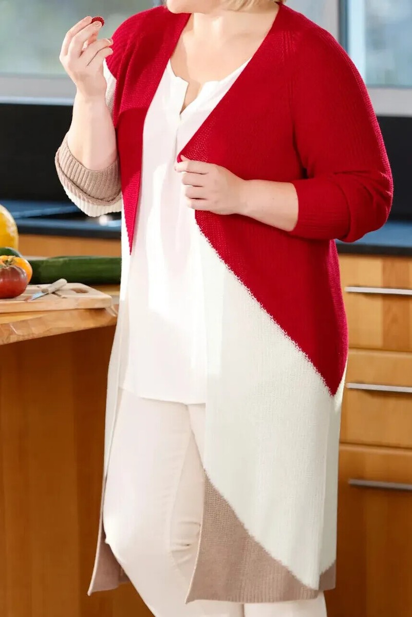 Strickjacke Longstrickjacke Damen Strickmantel Cardigan Viskose