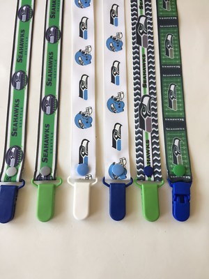 Seahawks Pacifiers Handmade Pacifier Holder - Sports - Football Seattle Seahawks | eBay