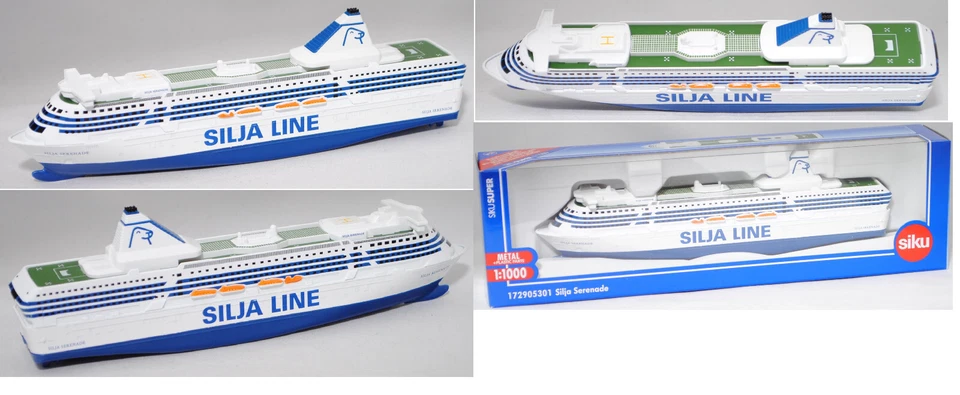 Siku Super 1729 05301 EE RoRo-Kreuzfahrtfähre Silja Serenade