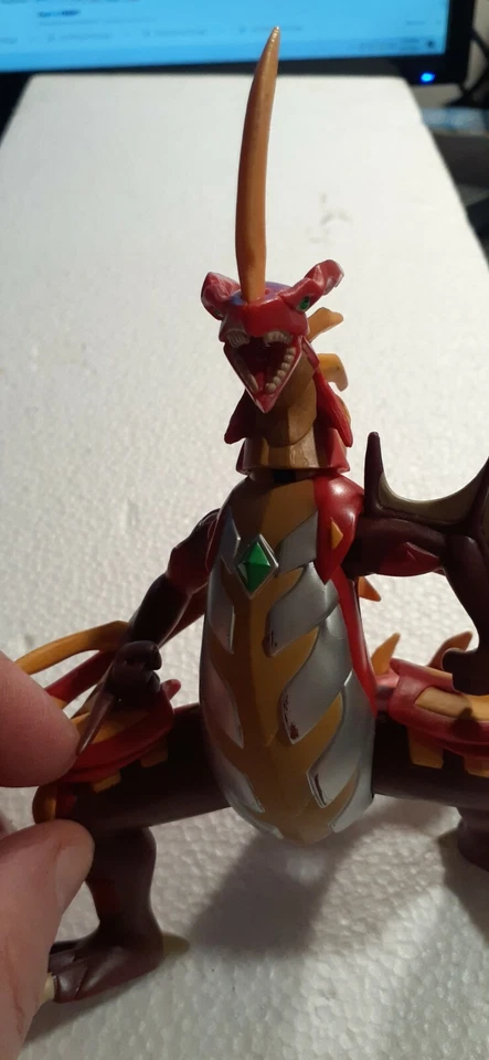 Figura de acción animé Bakugan Dragonoid Red Dragon 7 pulgadas Spin Master Sega 2009 Foto 2 de 4