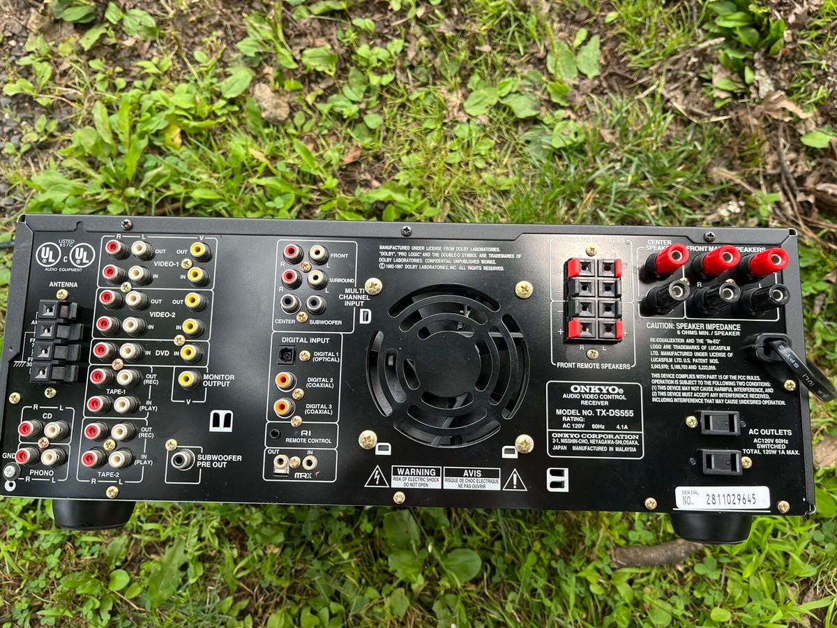 Onkyo TX DS555 5.1 Channel 350 Watt Receiver | eBay